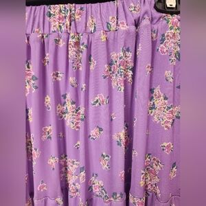 Violet long netted skirt